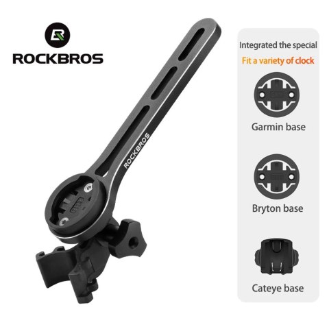 Uchwyt rowerowy Rockbros 29210005002 Garmin Bryton Cateye na kierownicę - czarny Uchwyt rowerowy Rockbros 29210005002 Garmin Bryton Cateye na kierownicę - czarny