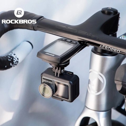 Uchwyt rowerowy Rockbros 29210005002 Garmin Bryton Cateye na kierownicę - czarny Uchwyt rowerowy Rockbros 29210005002 Garmin Bryton Cateye na kierownicę - czarny