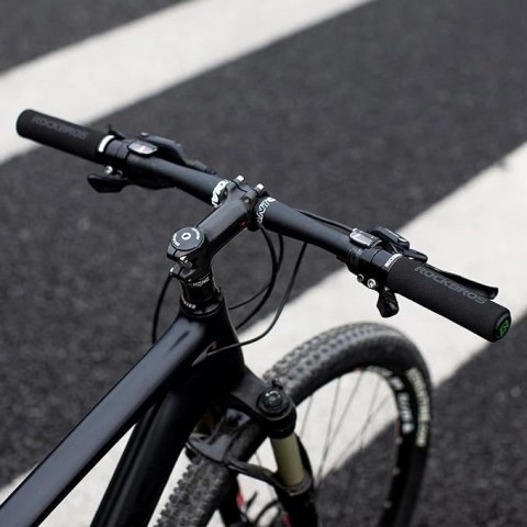 Uchwyty rowerowe Rockbros BT1001BLBK z gąbki na kierownicę - niebiesko-czarne