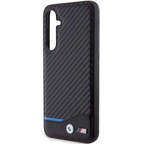 Etui BMW Leather Carbon na Samsung Galaxy S23 FE - czarne Etui BMW Leather Carbon na Samsung Galaxy S23 FE - czarne