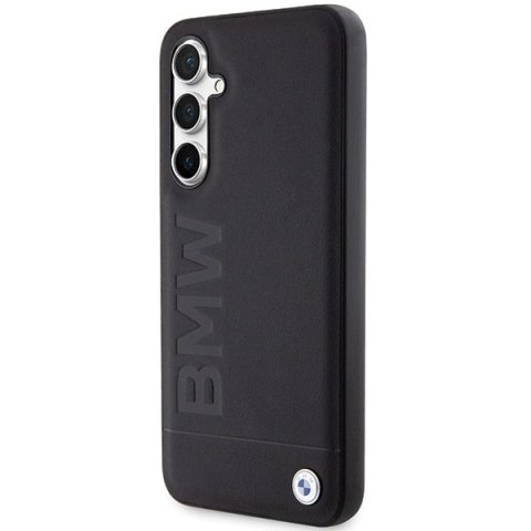 Etui BMW Leather Hot Stamp na Samsung Galaxy S23 FE - czarne Etui BMW Leather Hot Stamp na Samsung Galaxy S23 FE - czarne