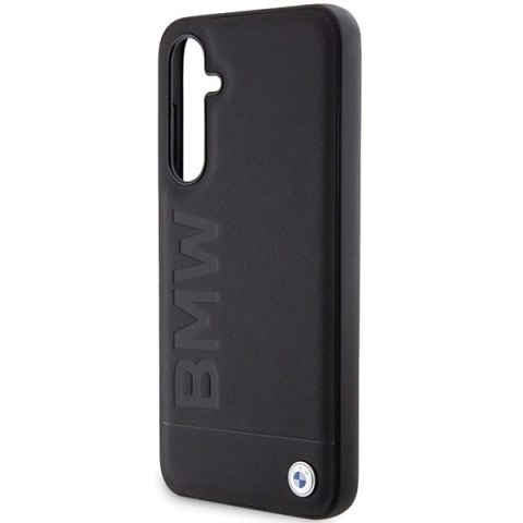 Etui BMW Leather Hot Stamp na Samsung Galaxy S23 FE - czarne Etui BMW Leather Hot Stamp na Samsung Galaxy S23 FE - czarne
