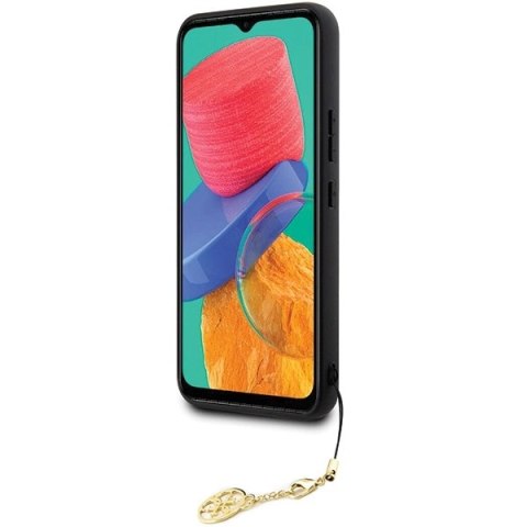 Etui Guess 4G Charms Collection na Samsung Galaxy S23 FE - brązowe