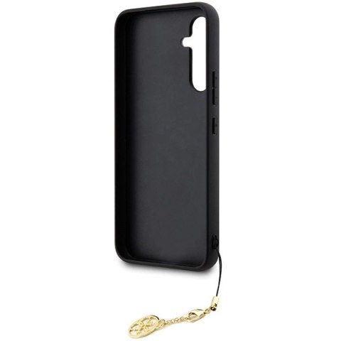 Etui Guess 4G Charms Collection na Samsung Galaxy S23 FE - brązowe