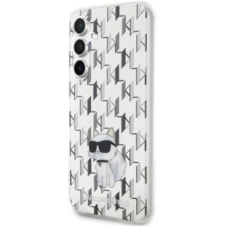 Etui Karl Lagerfeld Monogram Choupette na Samsung Galaxy S23 FE - przezroczyste