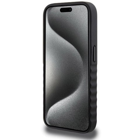 Etui Mercedes Smooth Leather na iPhone 15 Pro - czarne Etui Mercedes Smooth Leather na iPhone 15 Pro - czarne