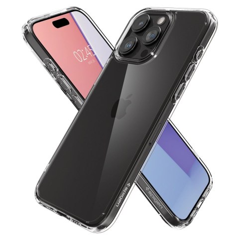 Etui Spigen Crystal Hybrid na iPhone 15 Pro - przezroczyste Etui Spigen Crystal Hybrid na iPhone 15 Pro - przezroczyste