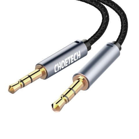 Kabel Choetech AUX002 mini jack 3.5mm (męski) / mini jack 3.5mm (męski) 1.2m - czarny Kabel Choetech AUX002 mini jack 3.5mm (męski) / mini jack 3.5mm (męski) 1.2m - czarny