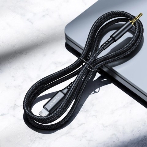 Kabel Choetech AUX007 Lighting / mini jack 3.5mm 1 m - czarny Kabel Choetech AUX007 Lighting / mini jack 3.5mm 1 m - czarny