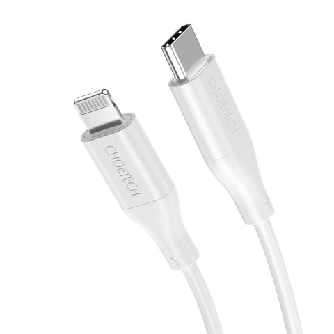 Kabel Choetech IP0040 USB-C / Lightning MFi PD 30W 1.2m - biały Kabel Choetech IP0040 USB-C / Lightning MFi PD 30W 1.2m - biały