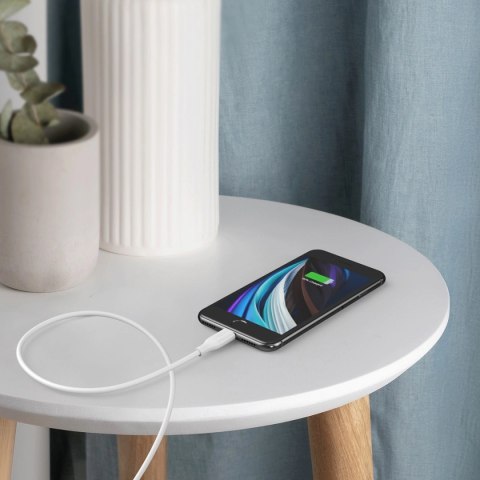Kabel Choetech IP0040 USB-C / Lightning MFi PD 30W 1.2m - biały Kabel Choetech IP0040 USB-C / Lightning MFi PD 30W 1.2m - biały