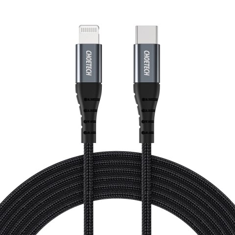 Kabel Choetech IP0041 USB-C / Lightning MFi 480Mb/s 3A 2 m - czarny Kabel Choetech IP0041 USB-C / Lightning MFi 480Mb/s 3A 2 m - czarny