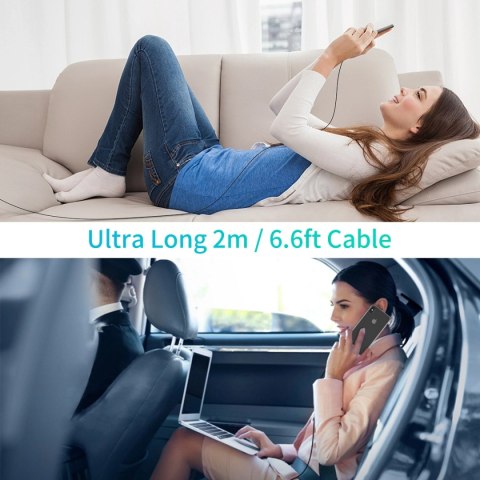 Kabel Choetech IP0041 USB-C / Lightning MFi 480Mb/s 3A 2 m - czarny Kabel Choetech IP0041 USB-C / Lightning MFi 480Mb/s 3A 2 m - czarny