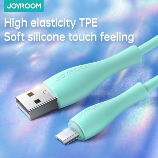 Kabel Joyroom Bowling Data Cable S-2030M8 USB-A / micro USB 3A 2m - zielony