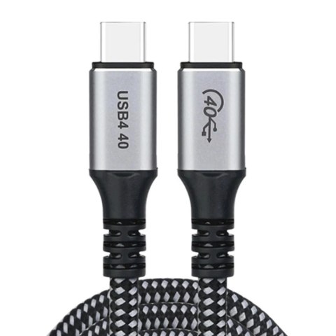 Kabel USB-C - USB-C Choetech XCC-1040 240W 8K 60Hz 1,2m - czarny Kabel USB-C - USB-C Choetech XCC-1040 240W 8K 60Hz 1,2m - czarny