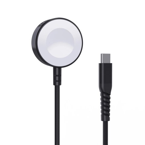 Ładowarka bezprzewodowa Choetech T319 MFI o mocy 5W, do Apple Watch + kabel USB-C - czarna Ładowarka bezprzewodowa Choetech T319 MFI o mocy 5W, do Apple Watch + kabel USB-C - czarna