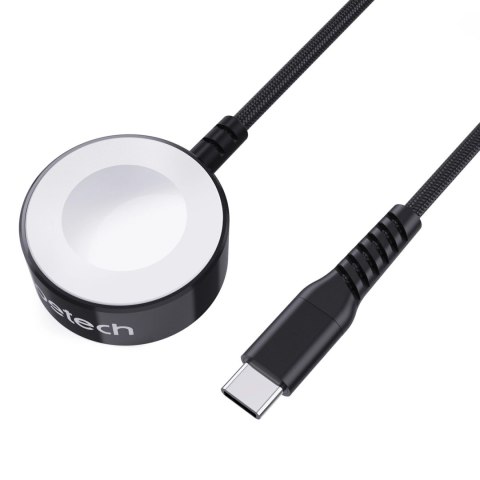 Ładowarka bezprzewodowa Choetech T319 MFI o mocy 5W, do Apple Watch + kabel USB-C - czarna Ładowarka bezprzewodowa Choetech T319 MFI o mocy 5W, do Apple Watch + kabel USB-C - czarna