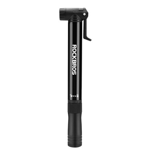 Pompka rowerowa Rockbros 42320010001 ręczna + wkrętak - czarna Pompka rowerowa Rockbros 42320010001 ręczna + wkrętak - czarna