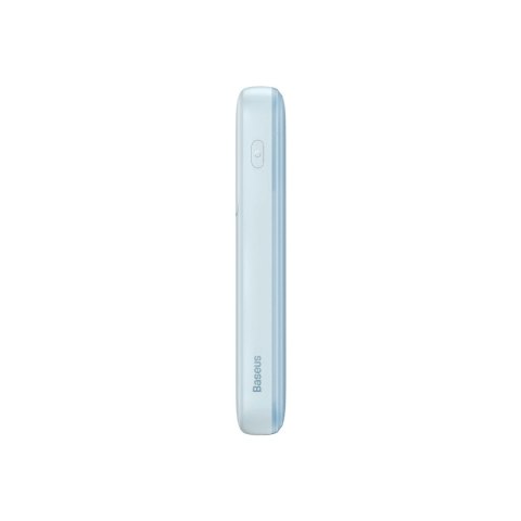 Powerbank Baseus Comet Series z wyświetlaczem 10000mAh 22.5W - niebieski + kabel USB-A - USB-C 0.3m - biały Powerbank Baseus Comet Series z wyświetlaczem 10000mAh 22.5W - niebieski + kabel USB-A - USB-C 0.3m - biały