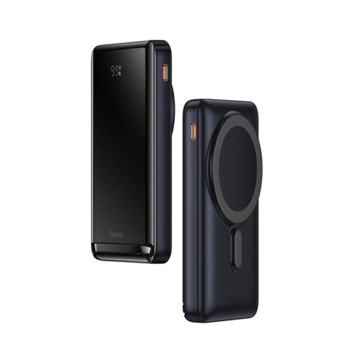Powerbank Baseus Magnetic Bracket 10000mAh 20W z MagSafe - różowy + kabel USB-C 60W 0.5m