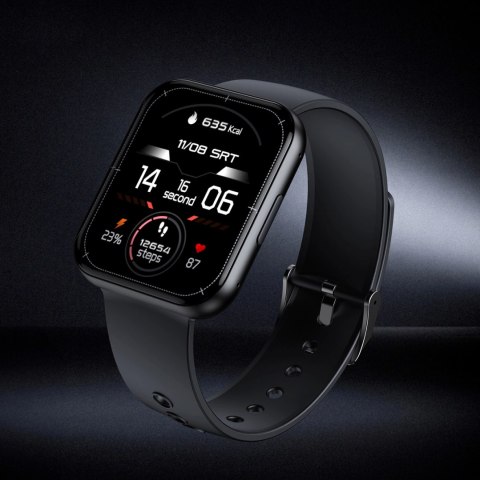 Smartwatch Choetech WT001 z funkcją odbierania połączeń IP67 - czarny Smartwatch Choetech WT001 z funkcją odbierania połączeń IP67 - czarny