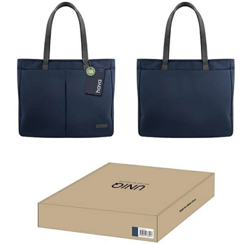 Torba UNIQ Hava na laptopa 16'' RPET - niebieska