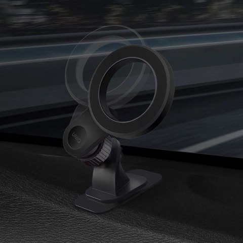 Uchwyt samochodowy UNIQ Trelix Car magnetyczny na deskę rozdzielczą - czarny Uchwyt samochodowy UNIQ Trelix Car magnetyczny na deskę rozdzielczą - czarny