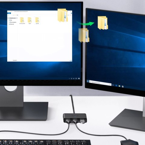 Ugreen przełącznik adapter switch box USB 2 wejścia - 3 wyjścia czarny (CM409) Ugreen przełącznik adapter switch box USB 2 wejścia - 3 wyjścia czarny (CM409)