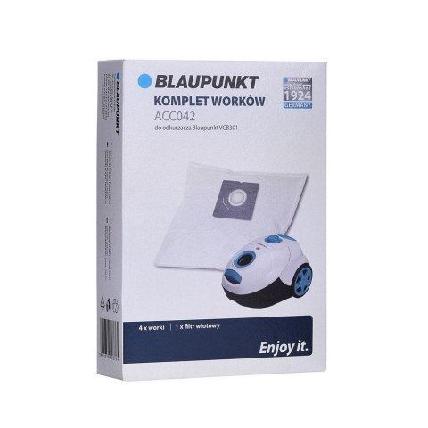 Blaupunkt zestaw 4 x worki z mikrofibry + filtr wlotowy powietrza do VCB301 Blaupunkt zestaw 4 x worki z mikrofibry + filtr wlotowy powietrza do VCB301