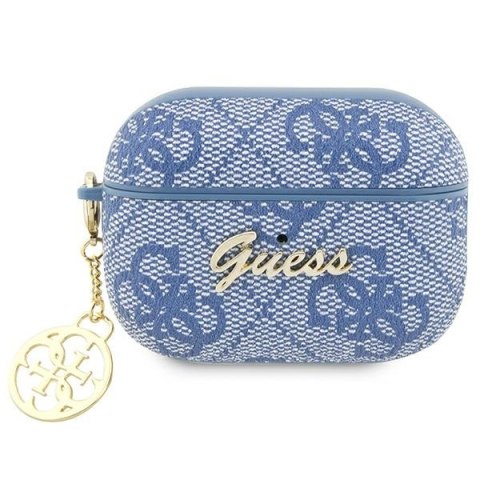 Guess etui do AirPods Pro 2 GUAP2G4GSMB niebieskie PU 4G Guess etui do AirPods Pro 2 GUAP2G4GSMB niebieskie PU 4G
