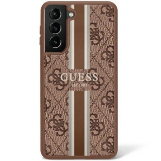 Guess nakładka do Samsung Galaxy S23 Plus GUHCS23MP4RPSW brązowa hardcase 4G Printed Stripe