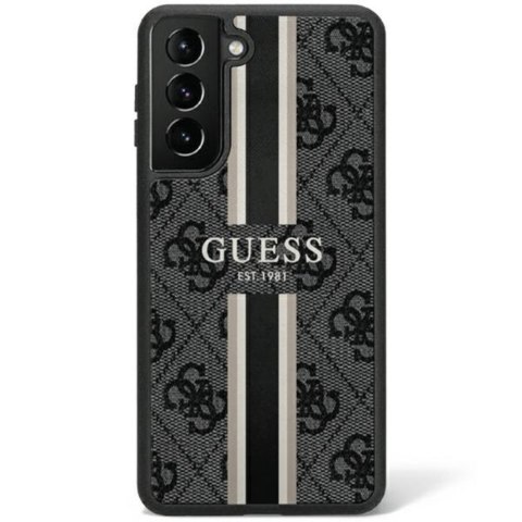 Guess nakładka do Samsung Galaxy S23 Ultra GUHCS23LP4RPSK czarna hardcase 4G Printed Stripe Guess nakładka do Samsung Galaxy S23 Ultra GUHCS23LP4RPSK czarna hardcase 4G Printed Stripe