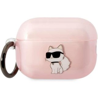 Karl Lagerfeld etui do AirPods Pro 2 KLAP2HNCHTCP różowe TPU NFT Choupette