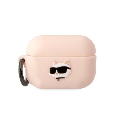 Karl Lagerfeld etui do Airpods Pro 2 KLAP2RUNCHP różowe 3D Silicone NFT Karl Karl Lagerfeld etui do Airpods Pro 2 KLAP2RUNCHP różowe 3D Silicone NFT Karl