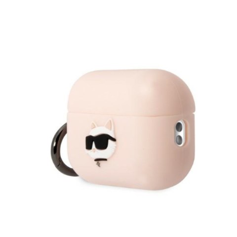 Karl Lagerfeld etui do Airpods Pro 2 KLAP2RUNCHP różowe 3D Silicone NFT Karl Karl Lagerfeld etui do Airpods Pro 2 KLAP2RUNCHP różowe 3D Silicone NFT Karl