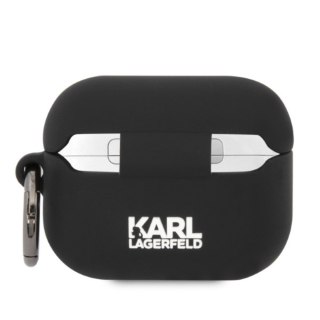 Karl Lagerfeld etui do Airpods Pro KLAPRUNCHK czarne 3D Silicone NFT Karl