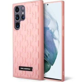 Karl Lagerfeld nakładka do Samsung Galaxy S23 Ultra KLHCS23LRUPKLPP różowa hardcase 3D Monogram