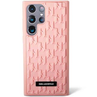 Karl Lagerfeld nakładka do Samsung Galaxy S23 Ultra KLHCS23LRUPKLPP różowa hardcase 3D Monogram