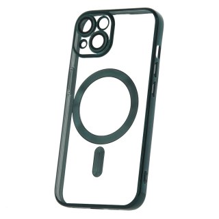 Nakładka Color Chrome Mag do iPhone 14 6,1" zielona