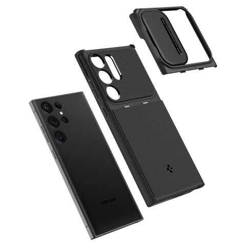Spigen nakładka Optik Armor do Samsung Galaxy S23 Ultra czarna Spigen nakładka Optik Armor do Samsung Galaxy S23 Ultra czarna