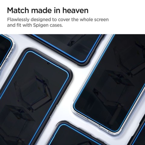 Spigen szkło hartowane GLAS.TR "EZ FIT" 2-Pack do Samsung Galaxy S23 Plus clear