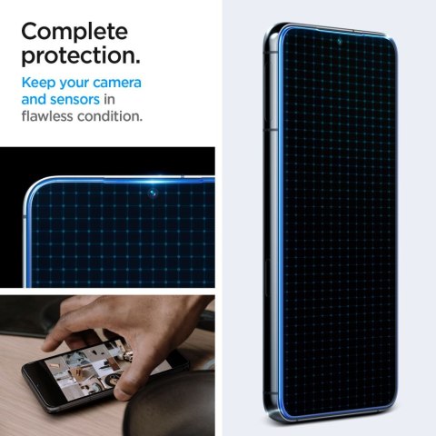 Spigen szkło hartowane GLAS.TR "EZ FIT" 2-Pack do Samsung Galaxy S23 Plus clear