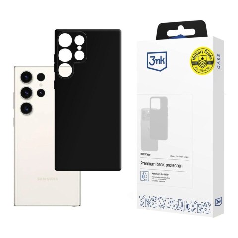 Etui 3mk Matt Case na Samsung Galaxy S24 Ultra - czarne