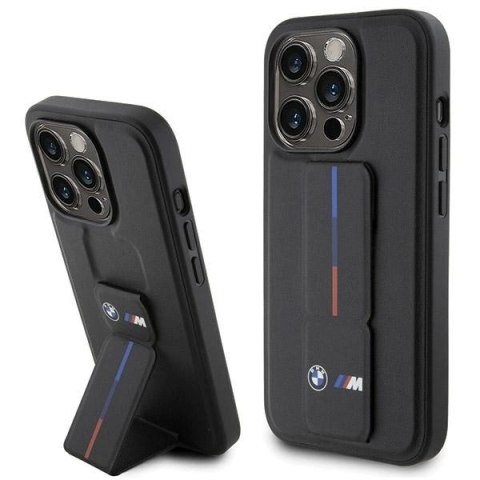 Etui BMW Grip Hot Stamp na iPhone 15 Pro Max - czarne Etui BMW Grip Hot Stamp na iPhone 15 Pro Max - czarne