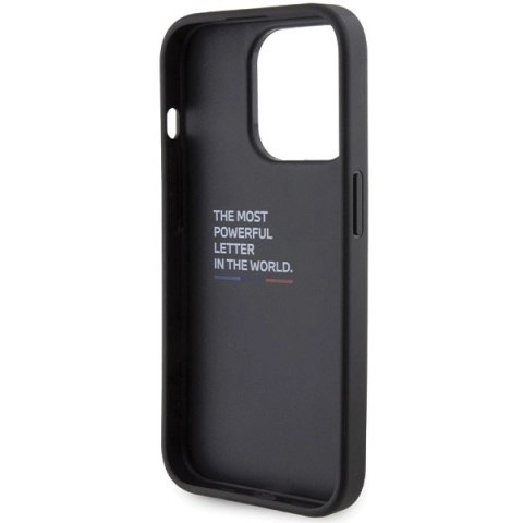 Etui BMW Grip Hot Stamp na iPhone 15 Pro Max - czarne Etui BMW Grip Hot Stamp na iPhone 15 Pro Max - czarne