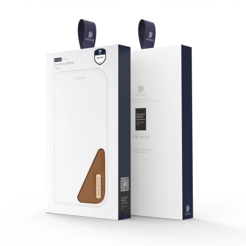Etui Dux Ducis Hivo z klapką i blokadą RFID do Samsung Galaxy S24 Ultra - brązowe Etui Dux Ducis Hivo z klapką i blokadą RFID do Samsung Galaxy S24 Ultra - brązowe