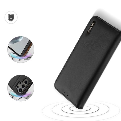 Etui Dux Ducis Hivo z klapką i blokadą RFID do Samsung Galaxy S24 Ultra - czarne Etui Dux Ducis Hivo z klapką i blokadą RFID do Samsung Galaxy S24 Ultra - czarne