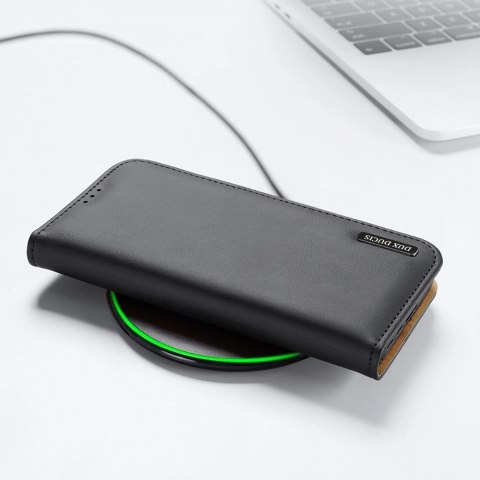 Etui Dux Ducis Hivo z klapką i blokadą RFID do Samsung Galaxy S24 Ultra - czarne Etui Dux Ducis Hivo z klapką i blokadą RFID do Samsung Galaxy S24 Ultra - czarne