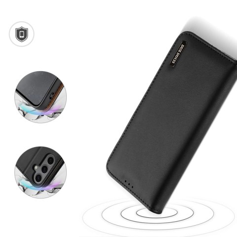 Etui Dux Ducis Hivo z klapką i blokadą RFID do Samsung Galaxy S24 - czarne Etui Dux Ducis Hivo z klapką i blokadą RFID do Samsung Galaxy S24 - czarne