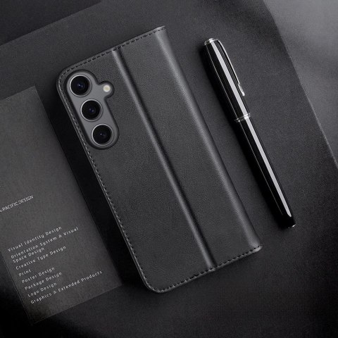 Etui Dux Ducis Hivo z klapką i blokadą RFID do Samsung Galaxy S24 - czarne Etui Dux Ducis Hivo z klapką i blokadą RFID do Samsung Galaxy S24 - czarne